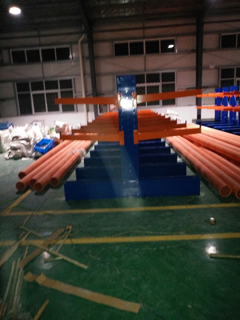 安徽淮北电力行业中型货架悬臂货架案例